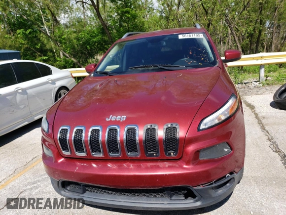 2015 Jeep Cherokee Latitude with VIN 1C4PJLCB9FW627800, listed as a Copart auction lot 56161195 with 213,821 mi miles and Clean Title. Bid and sale history available at DreamBid. Image 5.