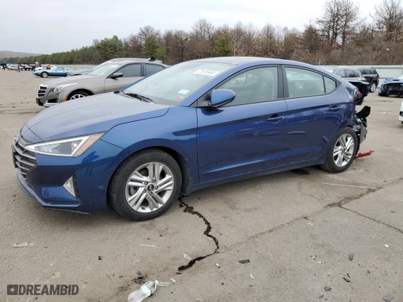 2020 Hyundai Elantra Value Edition with VIN 5NPD84LF4LH615367, listed as a Copart auction lot 68615564 with 9,638 mi miles and Non Repairable. Bid and sale history available at carsss.com. Image 1.