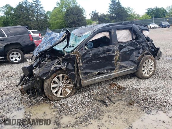 2016 Ford Explorer XLT z VIN 1FM5K8D8XGGB66764, wystawiony jako Copart lot #56551195 z przebiegiem Nie podano mil oraz Szkoda całkowita • Salvage title. Historia ofert i sprzedaży dostępna na DreamBid. Obrazek 1.
