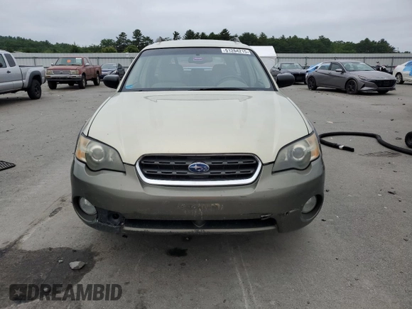 2005 Subaru Legacy Outback z VIN 4S4BP61C557336317, wystawiony jako Copart lot #61264215 z przebiegiem 156 893 mil mil oraz Szkoda całkowita • Salvage title. Historia ofert i sprzedaży dostępna na DreamBid. Obrazek 5.