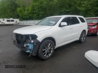 2017 Dodge Durango GT with VIN 1C4RDJDG1HC666240, listed as a Copart auction lot 56548385 with 115,475 mi miles and Salvage title. Bid and sale history available at DreamBid. Image 1.