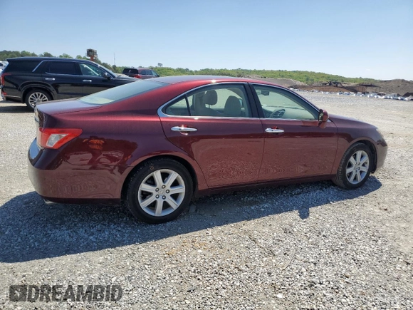 2007 Lexus ES 330 with VIN JTHBJ46G272152506, listed as a Copart auction lot 52325285 with 103,744 mi miles and Salvage Title. Bid and sale history available at DreamBid. Image 3.