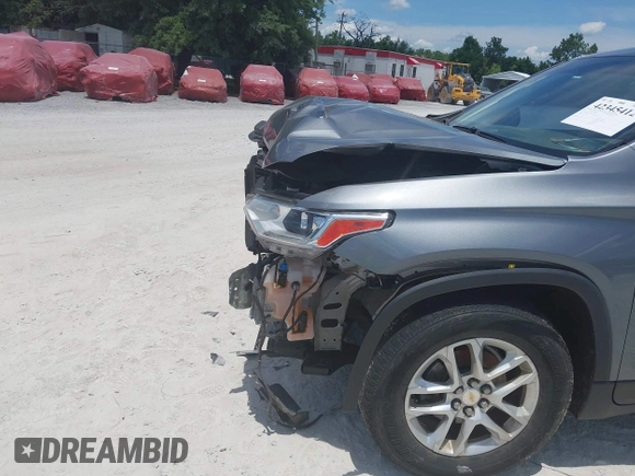 2019 Chevrolet Traverse LT Cloth with VIN 1GNERGKW0KJ123288, listed as a IAAI auction lot 42345412 with 78,696 mi miles and . Bid and sale history available at DreamBid. Image 6.