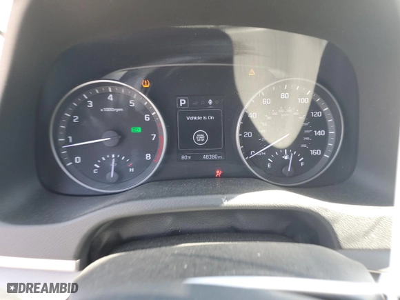 2018 Hyundai Elantra SEL with VIN 5NPD84LF9JH398587, listed as a Copart auction lot 50587155 with 48,380 mi miles and Salvage Title. Bid and sale history available at carsss.com. Image 9.