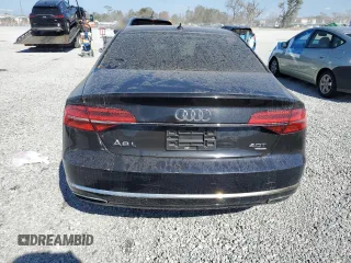 2015 Audi A8 L 4.0T with VIN WAU32AFD3FN002339, listed as a Copart auction lot 43997275 with 165,249 mi miles and Clean Title. Bid and sale history available at carsss.com. Image 6.