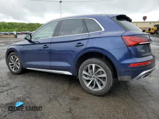 2023 Audi Q5 S line Premium with VIN WA1GAAFYXP2157574, listed as a Copart auction lot 55911315 with 17,830 mi miles and Salvage title. Bid and sale history available at DreamBid. Image 2.