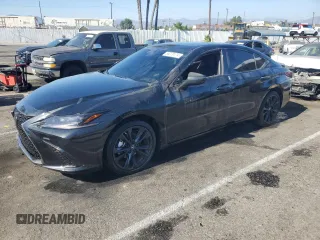 2023 Lexus ES with VIN 58ABA1C12PU028289, listed as a Copart auction lot 65079174 with 30,096 mi miles and Salvage Title. Bid and sale history available at carsss.com. Image 1.