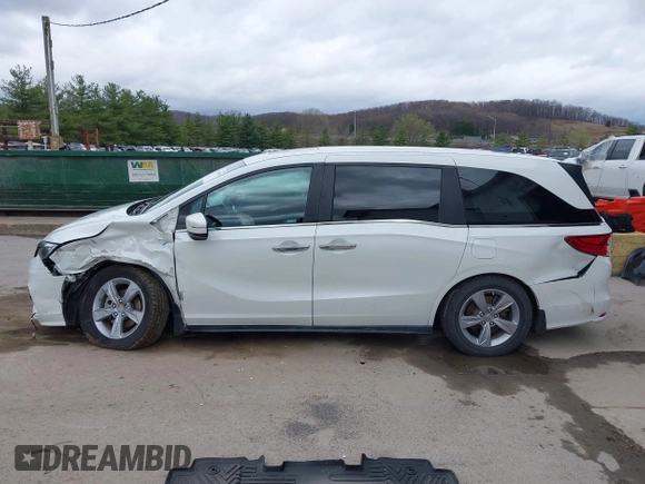 2020 Honda Odyssey EX-L with VIN 5FNRL6H7XLB053197, listed as a IAAI auction lot 41909798 with 37,702 mi miles. Bid and sale history available at carsss.com. Image 15.