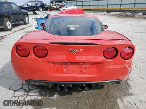 2008 Chevrolet Corvette with VIN 1G1YY26W485113072, listed as a Copart auction lot 47881425 with 96,051 mi miles and Salvage Title. Bid and sale history available at carsss.com. Image 6.