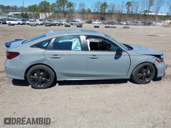 2025 Honda Civic Si with VIN 2HGFE1E54SH474457, listed as a IAAI auction lot 41978147 with 1,558 mi miles and . Bid and sale history available at DreamBid. Image 13.
