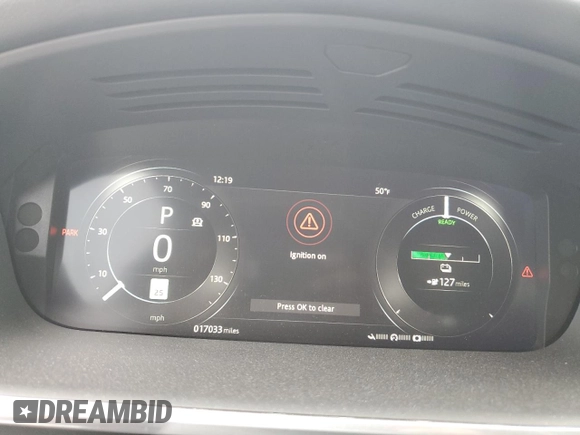 2020 Jaguar I-Pace SE with VIN SADHC2S16L1F79822, listed as a Copart auction lot 42645034 with 17,033 mi miles and . Bid and sale history available at DreamBid. Image 9.