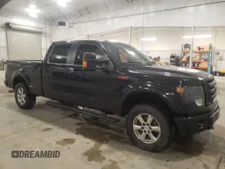 2013 Ford F-150 XL with VIN 1FTFW1ET4DFC27454, listed as a Copart auction lot 55113255 with 210,245 mi miles and Salvage Title. Bid and sale history available at carsss.com. Image 4.