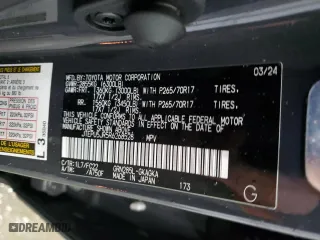 2024 Toyota 4Runner TRD Off Road with VIN JTEPU5JR5R6268528, listed as a Copart auction lot 44967435 with 20,162 mi miles and Salvage Title. Bid and sale history available at carsss.com. Image 14.