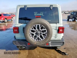 2024 Jeep Wrangler Sahara with VIN 1C4PJXEN6RW110988, listed as a Copart auction lot 46257325 with 39,889 mi miles and Clean title. Bid and sale history available at DreamBid. Image 6.