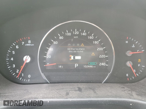 2019 Kia Sorento EX z VIN 5XYPHDA54KG606987, wystawiony jako Copart lot #53133465 z przebiegiem 102 446 mil mil oraz Szkoda całkowita • Salvage title. Historia ofert i sprzedaży dostępna na DreamBid. Obrazek 9.