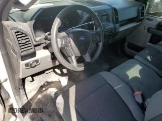 2017 Ford F-150 XL with VIN 1FTNF1CG0HKC20421, listed as a Copart auction lot 46412525 with 93,707 mi miles and Salvage title. Bid and sale history available at DreamBid. Image 8.