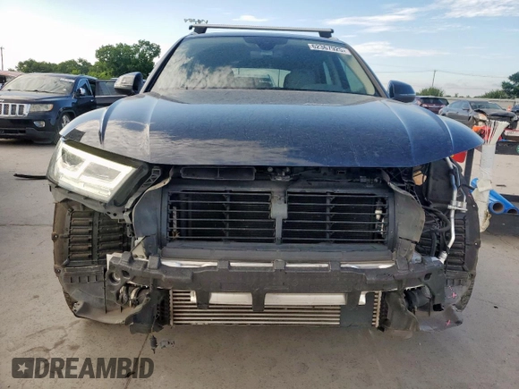 2020 Audi Q5 Premium Plus with VIN WA1BNAFY8L2018701, listed as a Copart auction lot 62367925 with Not provided miles and Salvage title. Bid and sale history available at DreamBid. Image 5.