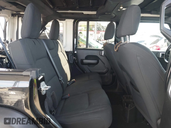 2021 Jeep Wrangler Unlimited Sport S with VIN 1C4HJXDN3MW681403, listed as a IAAI auction lot 41616298 with 40,526 mi miles and . Bid and sale history available at DreamBid. Image 8.