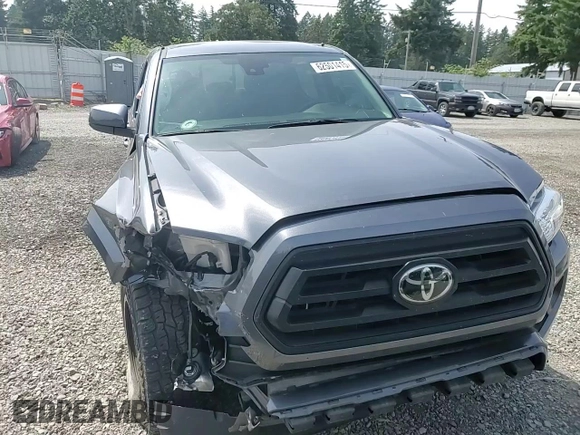 2021 Toyota Tacoma SR with VIN 3TMCZ5AN7MM406483, listed as a Copart auction lot 62501415 with 50,754 mi miles and Salvage title. Bid and sale history available at DreamBid. Image 13.