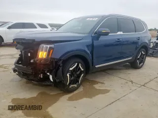 2025 Kia Telluride EX with VIN 5XYP34GCXSG623216, listed as a Copart auction lot 59778645 with 3,102 mi miles and Salvage title. Bid and sale history available at DreamBid. Image 1.