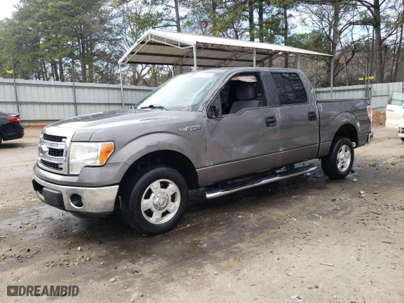 2013 Ford F-150 XL with VIN 1FTFW1CF6DKE99055, listed as a Copart auction lot 47014585 with 169,115 mi miles and Salvage Title. Bid and sale history available at carsss.com. Image 1.