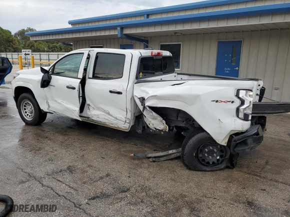 2023 Chevrolet Colorado 4WD Work Truck with VIN 1GCPTBEK3P1255208, listed as a Copart auction lot 89222905 with 0 mi miles and Non Repairable. Bid and sale history available at carsss.com. Image 2.