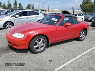 2001 Mazda MX-5 Miata with VIN JM1NB353610216294, listed as a Copart auction lot 56714505 with Not provided miles and Salvage title. Bid and sale history available at DreamBid. Image 1.