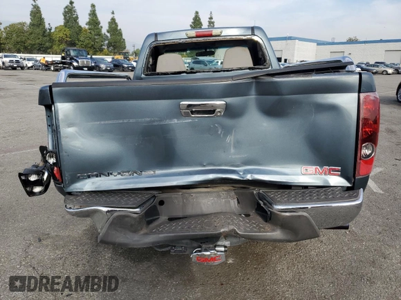 2007 GMC Canyon SL with VIN 1GTCS149978135463, listed as a Copart auction lot 83478084 with 134,667 mi miles and Salvage Title. Bid and sale history available at carsss.com. Image 6.