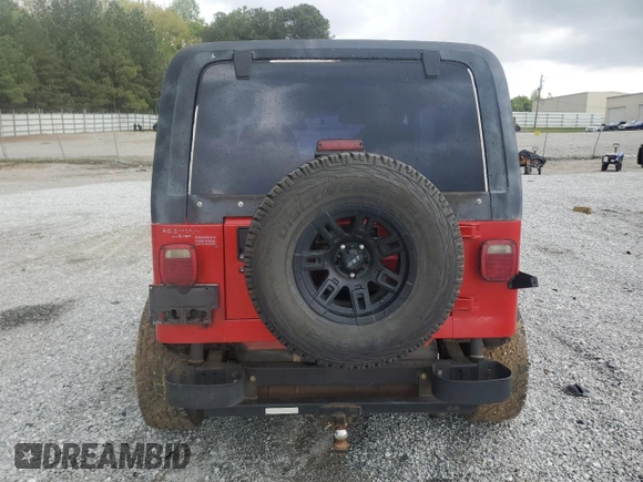 1995 Jeep Wrangler S with VIN 1J4FY19P4SP318216, listed as a Copart auction lot 52751605 with 241,154 mi miles and Salvage title. Bid and sale history available at DreamBid. Image 6.