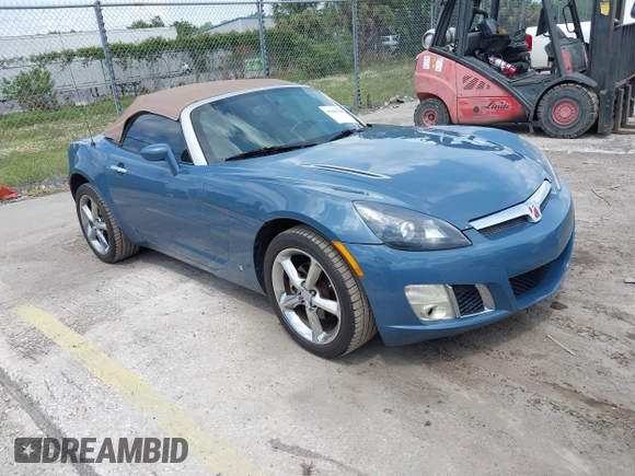 2008 Saturn Sky Red Line with VIN 1G8MF35X88Y128324, listed as a IAAI auction lot 41869564 with 82,503 mi miles. Bid and sale history available at carsss.com. Image 1.
