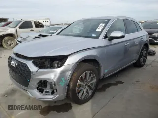 2023 Audi Q5 S line Premium z VIN WA1GAAFY3P2155990, wystawiony jako Copart lot #42785974 z przebiegiem Nie podano mil oraz Szkoda całkowita • Salvage title. Historia ofert i sprzedaży dostępna na DreamBid. Obrazek 1.