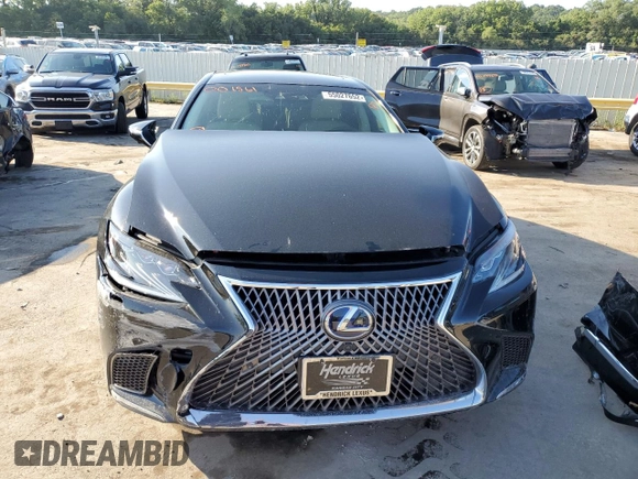 2019 Lexus LS with VIN JTHCYLFF0K5001561, listed as a Copart auction lot 55027652 with 11,256 mi miles and . Bid and sale history available at DreamBid. Image 7.