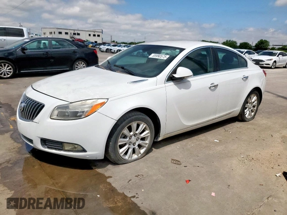 2013 Buick Regal Premium 1 with VIN 2G4GS5ER7D9226539, listed as a Copart auction lot 55990575 with 133,553 mi miles and Clean Title. Bid and sale history available at DreamBid. Image 1.