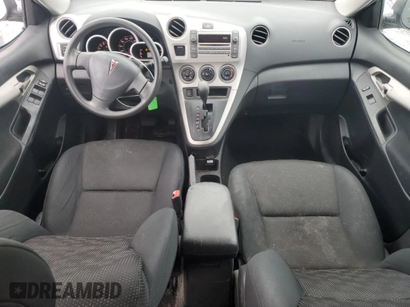 2009 Pontiac Vibe with VIN 5Y2SM67039Z403517, listed as a Copart auction lot 45603045 with 158,530 mi miles and Salvage Title. Bid and sale history available at carsss.com. Image 8.