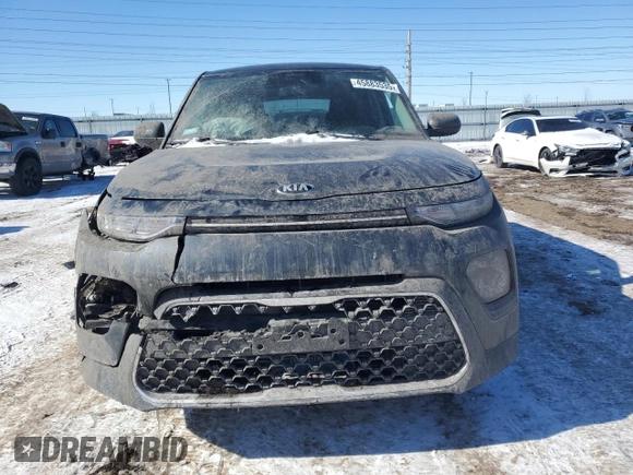 2020 Kia Soul LX with VIN KNDJ23AU3L7727727, listed as a Copart auction lot 45883535 with 35,082 mi miles and Salvage Title. Bid and sale history available at carsss.com. Image 5.