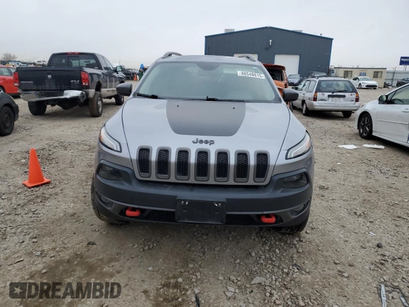 2017 Jeep Cherokee Trailhawk L Plus z VIN 1C4PJMBB6HW519113, wystawiony jako Copart lot #88548615 z przebiegiem 80 881 mil mil oraz Szkoda całkowita • Salvage title. Historia ofert i sprzedaży dostępna na DreamBid. Obrazek 5.