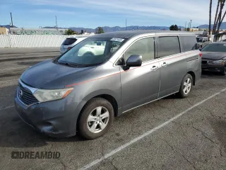 2015 Nissan Quest S with VIN JN8AE2KP2F9128440, listed as a Copart auction lot 41871425 with 196,310 mi miles and Salvage Title. Bid and sale history available at carsss.com. Image 1.