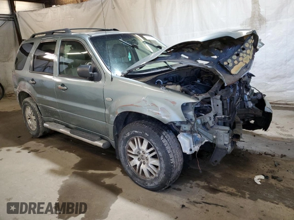 2006 Mercury Mariner Luxury with VIN 4M2YU57136DJ00415, listed as a Copart auction lot 47550205 with Not provided miles and Salvage title. Bid and sale history available at DreamBid. Image 4.