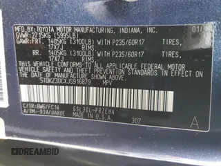 2018 Toyota Sienna LE Auto Access Seat with VIN 5TDKZ3DCXJS916879, listed as a Copart auction lot 44722805 with 79,076 mi miles and Salvage Title. Bid and sale history available at carsss.com. Image 13.