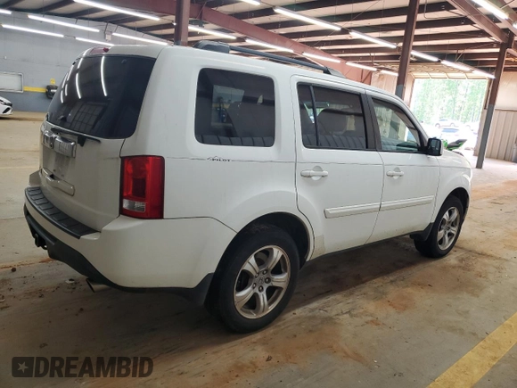2014 Honda Pilot EX-L with VIN 5FNYF3H57EB008172, listed as a Copart auction lot 51570815 with 160,396 mi miles and Salvage Title. Bid and sale history available at carsss.com. Image 3.