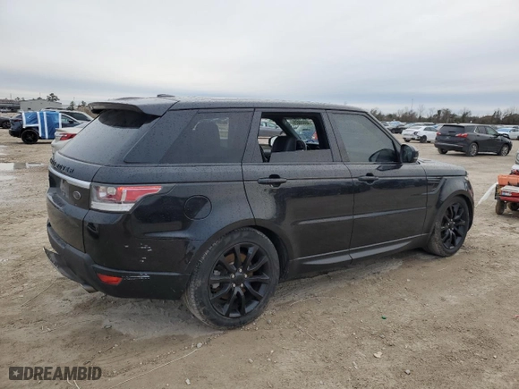 2015 Land Rover Range Rover Sport HSE with VIN SALWR2VF6FA602132, listed as a Copart auction lot 46600025 with 91,748 mi miles and Salvage Title. Bid and sale history available at carsss.com. Image 3.