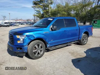 2015 Ford F-150 XLT with VIN 1FTEW1EP7FFA91810, listed as a Copart auction lot 44779895 with 190,229 mi miles and Salvage Title. Bid and sale history available at carsss.com. Image 1.