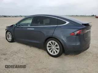 2016 Tesla Model X 70D with VIN 5YJXCDE26GF034172, listed as a Copart auction lot 51710865 with 78,930 mi miles and Salvage Title. Bid and sale history available at carsss.com. Image 2.