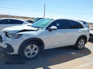 2023 Honda HR-V LX with VIN 3CZRZ1H39PM704930, listed as a IAAI auction lot 41828629 with 45,441 mi miles and . Bid and sale history available at DreamBid. Image 14.