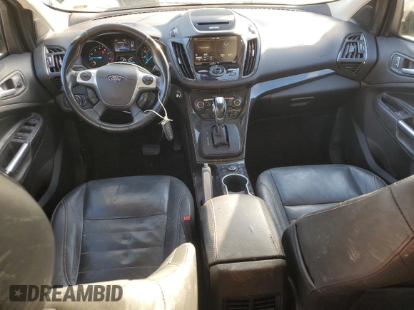 2014 Ford Escape Titanium with VIN 1FMCU9J94EUE57909, listed as a Copart auction lot 51955785 with 154,819 mi miles and Salvage Title. Bid and sale history available at DreamBid. Image 8.