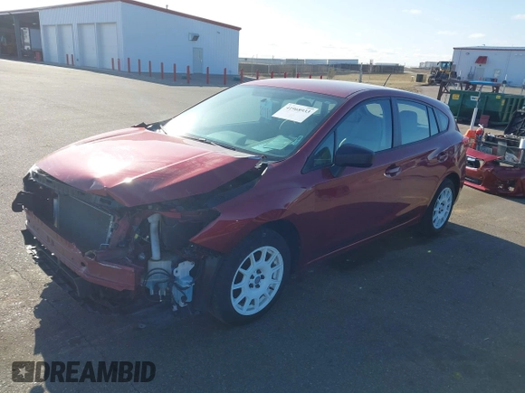 2019 Subaru Impreza with VIN 4S3GTAA6XK1740859, listed as a IAAI auction lot 41968933 with 60,136 mi miles. Bid and sale history available at carsss.com. Image 2.