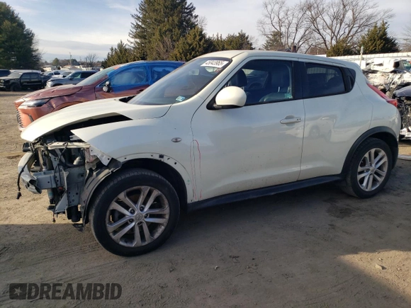 2011 Nissan Juke SL with VIN JN8AF5MV8BT014689, listed as a Copart auction lot 45043965 with 99,954 mi miles and Salvage Title. Bid and sale history available at carsss.com. Image 1.