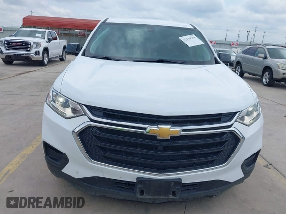 2020 Chevrolet Traverse LS z VIN 1GNERFKW4LJ163269, wystawiony jako IAAI lot #42138503 z przebiegiem 161 619 mil mil oraz . Historia ofert i sprzedaży dostępna na DreamBid. Obrazek 12.