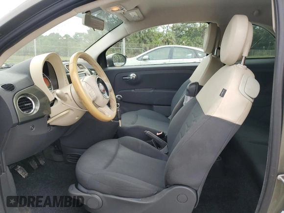 2013 FIAT 500 Pop z VIN 3C3CFFAR0DT544152, wystawiony jako Copart lot #59505585 z przebiegiem 66 326 mil mil oraz Szkoda całkowita • Salvage title. Historia ofert i sprzedaży dostępna na DreamBid. Obrazek 7.