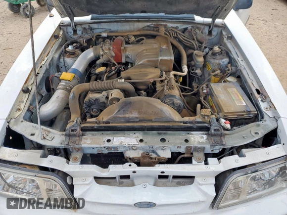 1989 Ford Mustang with VIN 1FABP41E3KF176536, listed as a Copart auction lot 58233075 with 17,202 mi miles and Salvage title. Bid and sale history available at DreamBid. Image 11.